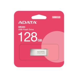Флеш-накопичувач ADATA UR350 128Gb Silver/Beige