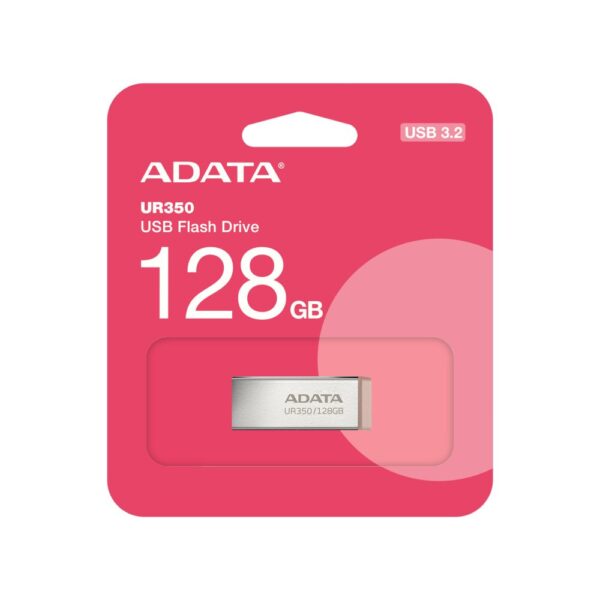 Флеш-накопичувач ADATA UR350 128Gb Silver/Beige