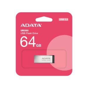 Флеш-накопичувач ADATA UR350 64Gb Silver/Black