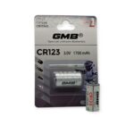 Літієва батарейка GMB CR123A 3.0V 1700mAh