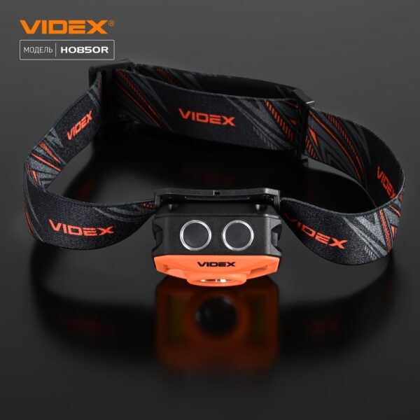 Налобний світлодіодний ліхтарик Videx VLF-H085 400Lm 5000K - Зображення 4