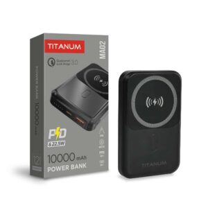 Повербанк Titanum MA02 22.5W 10000mAh Black