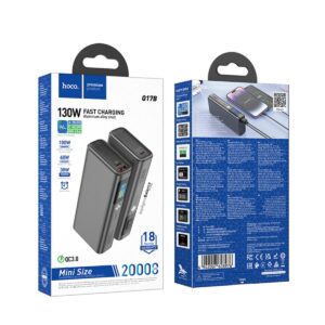 Повербанк HOCO Q17B ELECTRIC 20000mAh Black