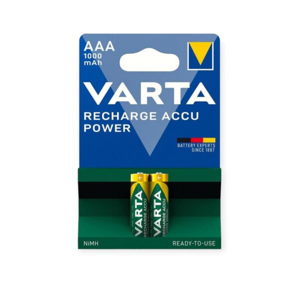 Акумулятори Varta Power AAA 1000mAh BLISTER 2шт