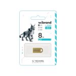 Флеш-накопичувач Wibrand USB 2.0 Lynx 8Gb Gold