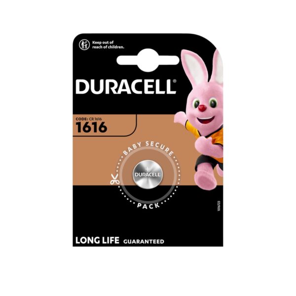 Батарейка Duracell CR1616 Lithium BLISTER 1шт