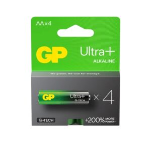 Батарейки GP LR6 (АА) Ultra+ G-Tech Alkaline 4шт