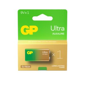 Батарейки GP 6LR61 Ultra G-Tech Alkaline (Крона) 1шт