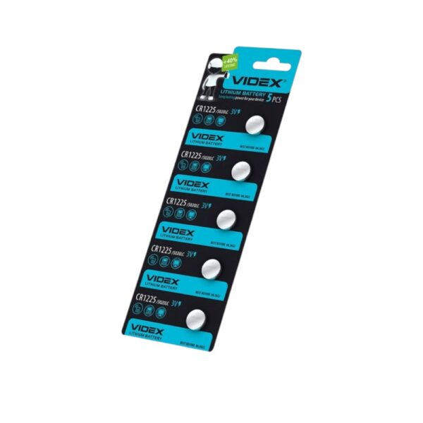 Батарейка Videx CR1225 Lithium BLISTER 5шт