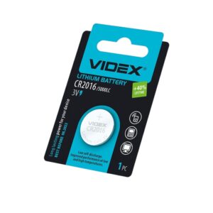 Батарейка Videx CR2016 Lithium BLISTER 1шт