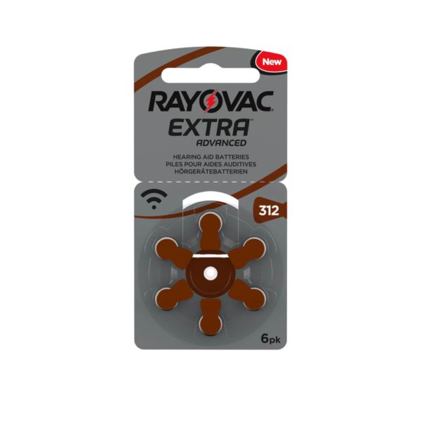 Батарейки Varta 312 Rayovac Zinc Air  BLISTER 6шт