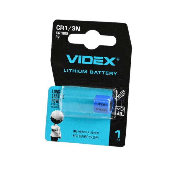 Батарейка Videx CR1/3N Lithium BLISTER 1шт