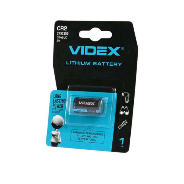 Батарейка Videx CR2 Lithium BLISTER 1шт