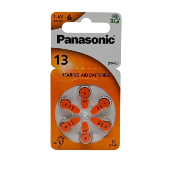 Батарейки Panasonic ZA13 Zinc Air BLISTER 6шт