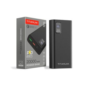 Повербанк Titanum WP33 PD70W 20000mAh Black
