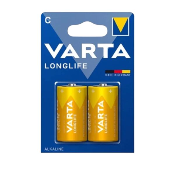 Батарейки Varta Longlife LR14 Alkaline BLISTER 2шт