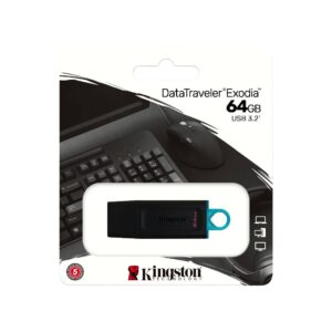 USB флеш-накопичувач Kingston DT Exodia 64GB USB 3.2 Black