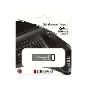 USB флеш-накопичувач Kingston DT Kyson 64GB USB 3.2 Silver