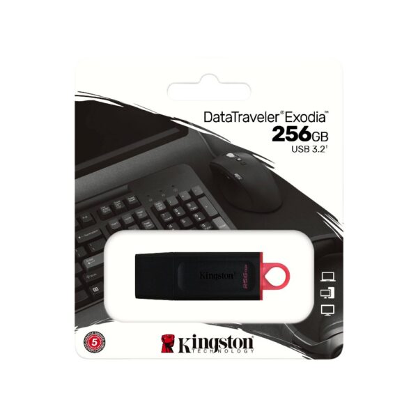 USB флеш-накопичувач Kingston DT Exodia 256GB USB 3.2 Black