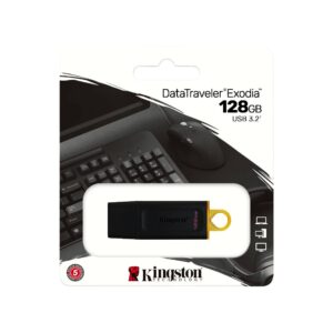 USB флеш-накопичувач Kingston DT Exodia 128GB USB 3.2 Black