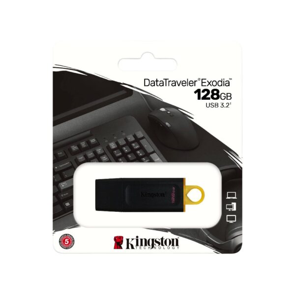 USB флеш-накопичувач Kingston DT Exodia 128GB USB 3.2 Black