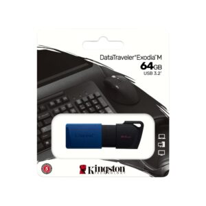 USB флеш-накопичувач Kingston DT Exodia M 64GB USB 3.2 Blue