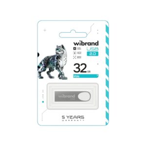 Флеш-накопичувач Wibrand USB 2.0 Irbis 32Gb Silver