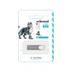 Флеш-накопичувач Wibrand USB 2.0 Irbis 4Gb Silver