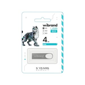 Флеш-накопичувач Wibrand USB 2.0 Irbis 4Gb Silver