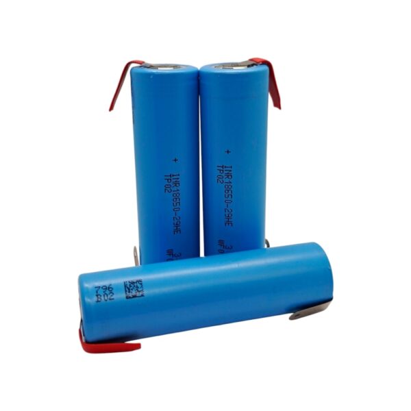 Акумулятор TenPower 18650-29NE 2900mAh 3.6V 10A + контакти 1шт - Зображення 2