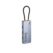 USB-HUB HOCO HB50 WOW multi-function converter GRAY - Зображення 3
