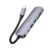 USB-HUB HOCO HB28 Type-C multi-function converter METAL GRAY - Зображення 2