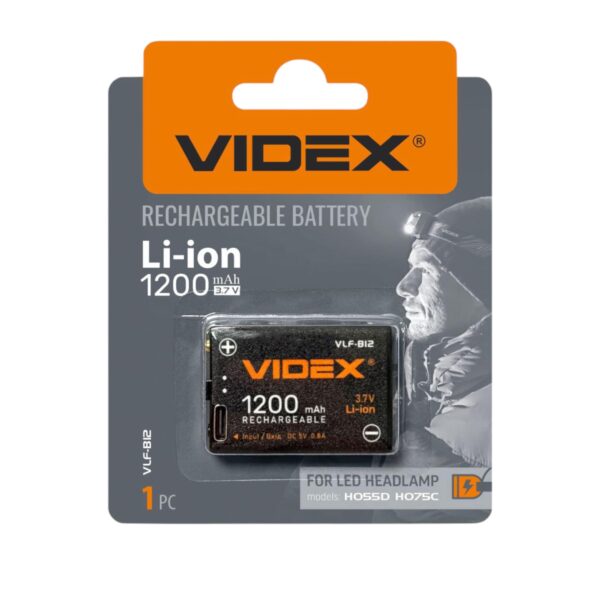 Акумулятор Videx VLF-B12 1200mAh (захист) BLISTER 1шт