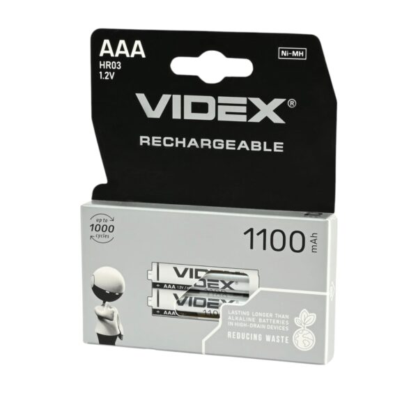 Акумулятори Videx HR03 AAA 1100mAh BLISTER 2шт