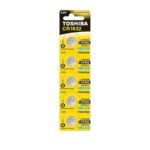 Батарейки Toshiba CR1632 Lithium BLISTER 5шт
