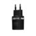 Мережевий зарядний пристрій HOCO C12 Smart dual USB charger Black - Зображення 3