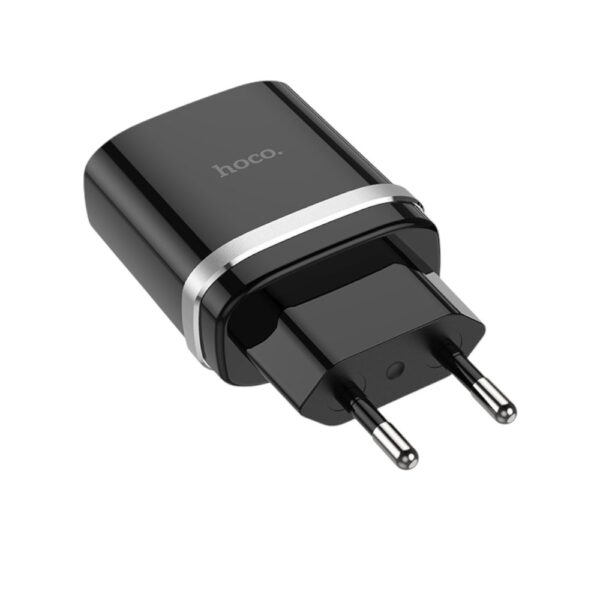 Мережевий зарядний пристрій HOCO C12Q Smart QC3.0 charger 18W Black - Зображення 4