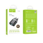 Мережевий зарядний пристрій HOCO C12Q Smart QC3.0 charger 18W Black