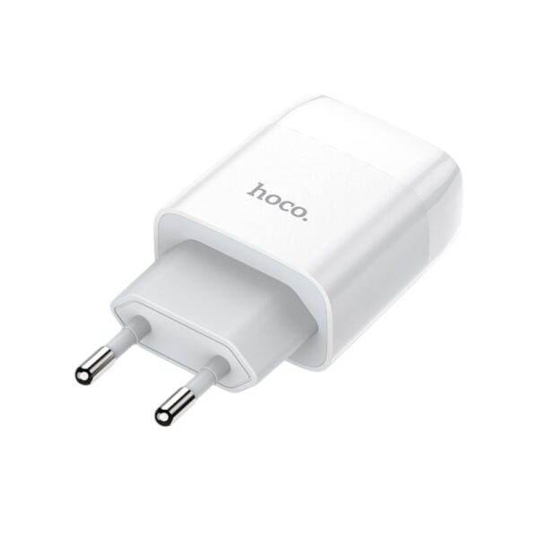 Мережевий зарядний пристрій HOCO C72A Glorious single port charger 10.5W White - Зображення 2