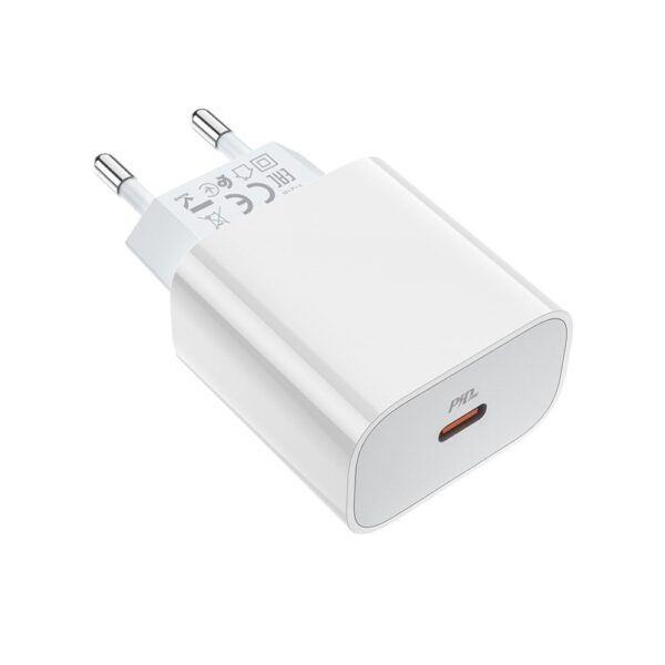 Мережевий зарядний пристрій HOCO C76A Plus Speed source PD20W charger White - Зображення 6