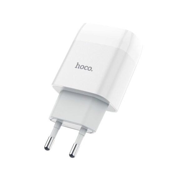 Мережевий зарядний пристрій HOCO C72A Glorious single port charger 10.5W White - Зображення 3