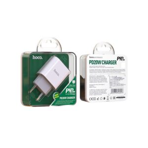 Мережевий зарядний пристрій HOCO C76A Plus Speed source PD20W charger White