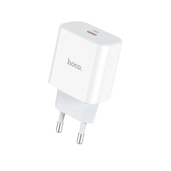 Мережевий зарядний пристрій HOCO C76A Plus Speed source PD20W charger White - Зображення 3
