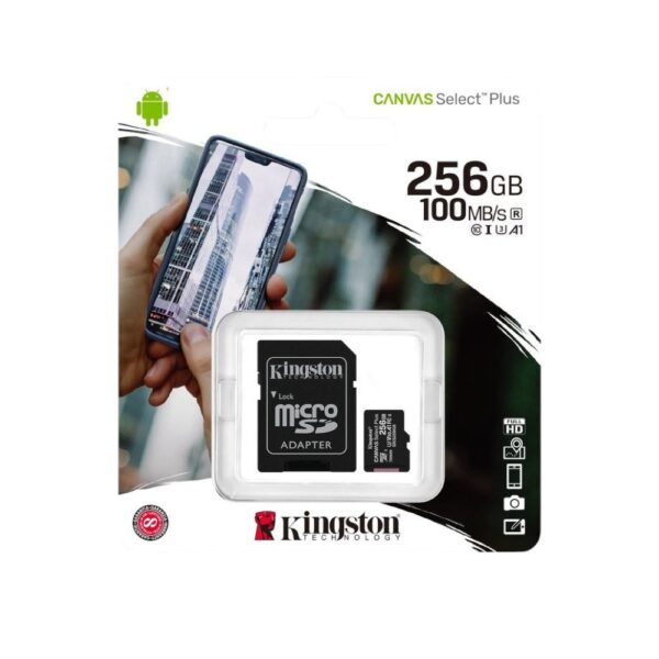 Карта пам'яті Kingston Canvas Select Plus 512Gb Class 10 microSDXC (UHS-1) (SD-адаптер)