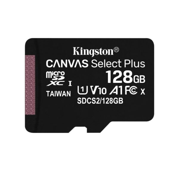 Карта пам'яті Kingston Canvas Select Plus 128Gb Class 10 microSDXC (UHS-1) - Зображення 2
