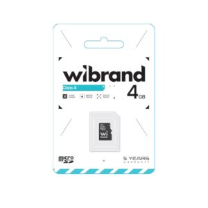 Карта пам'яті Wibrand 4Gb class 4 microSDHC