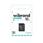 Карта пам'яті Wibrand 16Gb Class 10 microSDXC (UHS-1) (SD-адаптер)