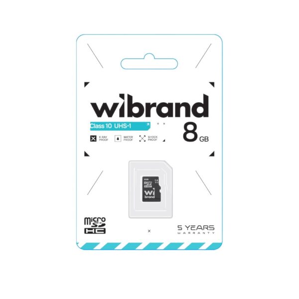 Карта пам'яті Wibrand 8Gb Class 10 microSDXC (UHS-1)