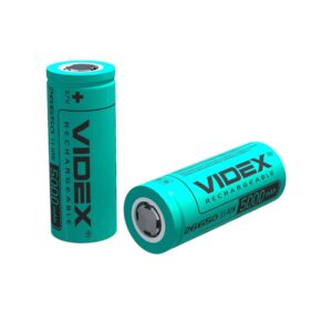 Акумулятор Videx 26650 5000mAh Li-ion 3.7V (без захисту) 1шт