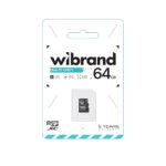 Карта пам'яті Wibrand 64Gb Class 10 microSDXC (UHS-1)